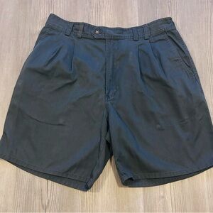Bugle Boy Men's Dark Gray Flat Front Shorts